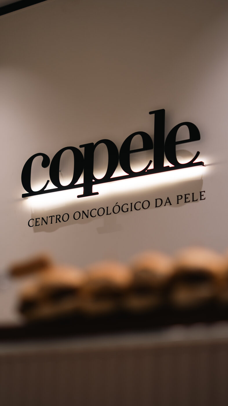 Recepção da COPELE com a logomarca iluminada